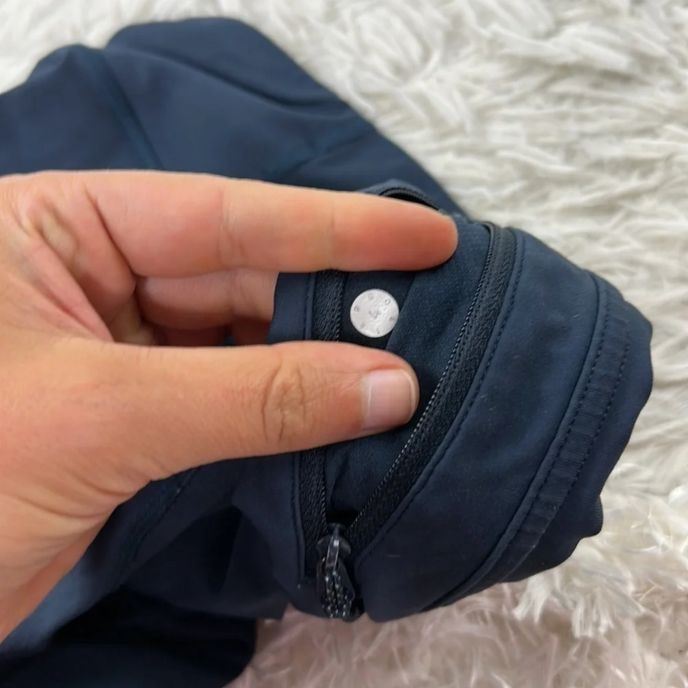 Lululemon Pace Rival Crops True Navy